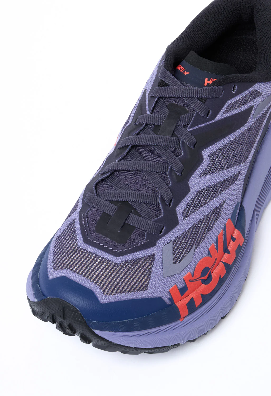 Hoka Women's Mafate X Trainers - Berry Jam / Squid Ink - Image 2