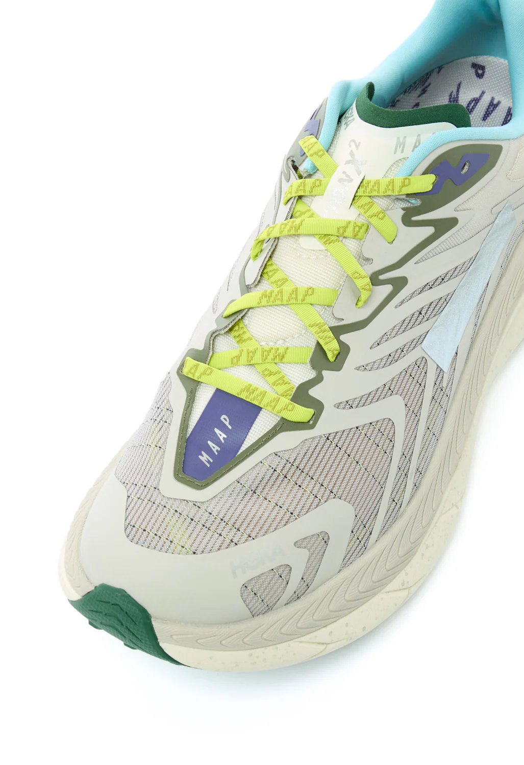 Hoka x MAAP U Tecton X2 TS - Pumice Stone / Limeade - Image 2