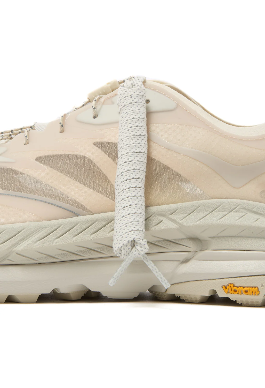 Hoka x Satisfy Mafate Speed 4 Lite Trainers - Bone - Image 6