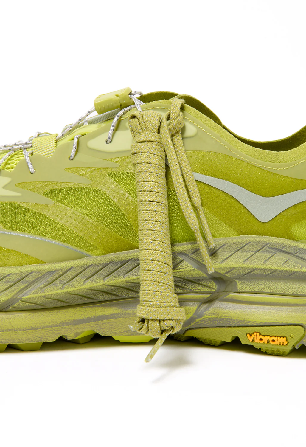 Hoka x Satisfy Mafate Speed 4 Lite Trainers - Sulfur - Image 6