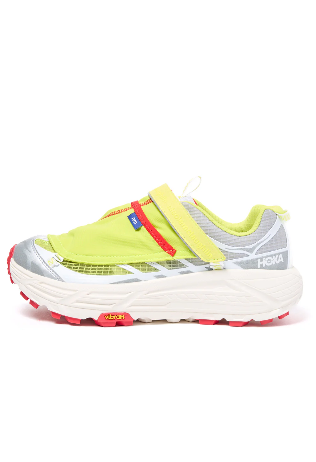 Hoka x Nicole McLaughlin Mafate Three2 - White / Neon Yellow - Image 3