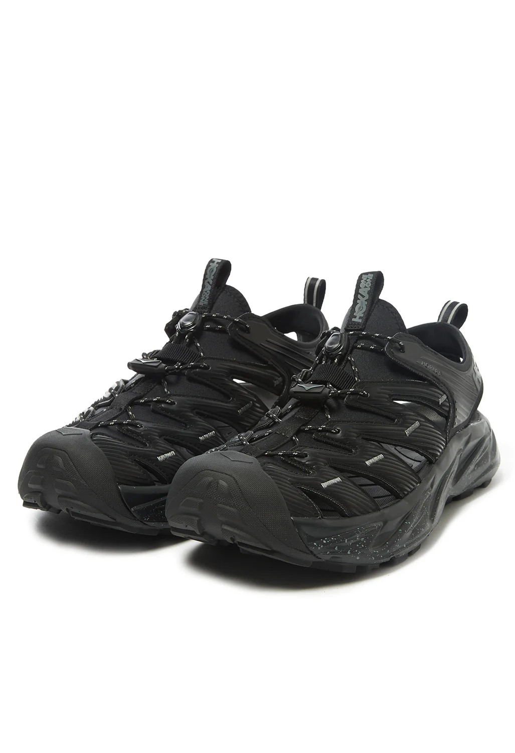Hoka Hopara Sandals - Black / Castlerock - Image 3