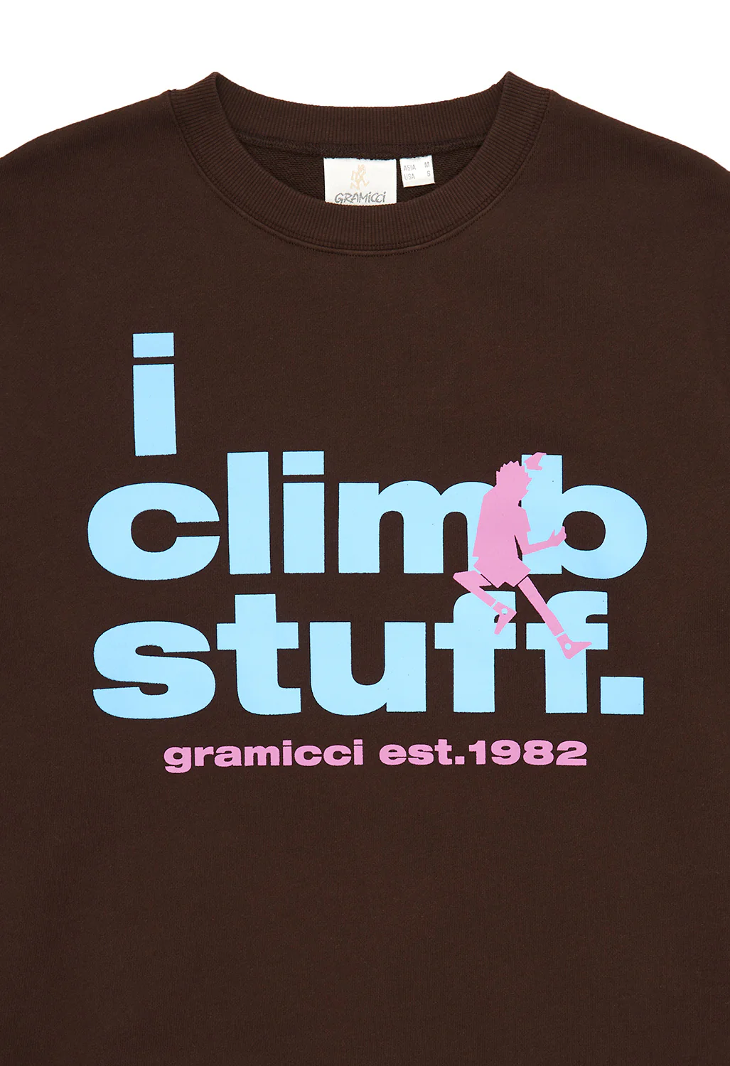 Gramicci I Climb Stuff Sweatshirt - Deep Brown - Image 3