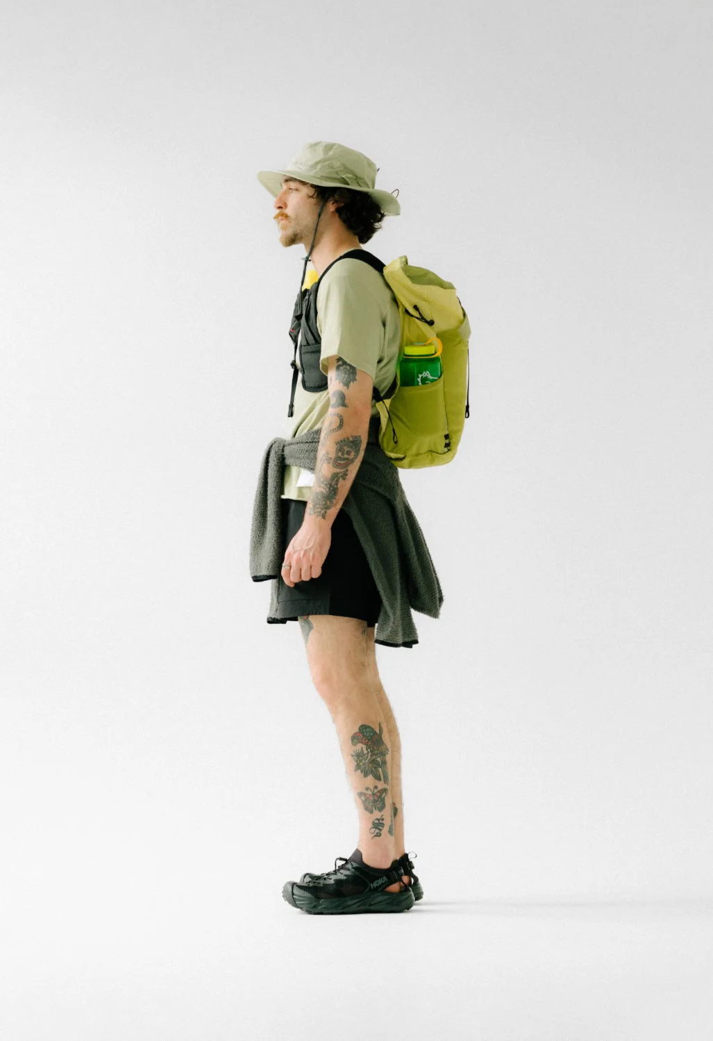 Pa'lante Packs Joey Pack - Daisy Gridstop / Lichen Uhmwpe Grid Mesh - Image 7