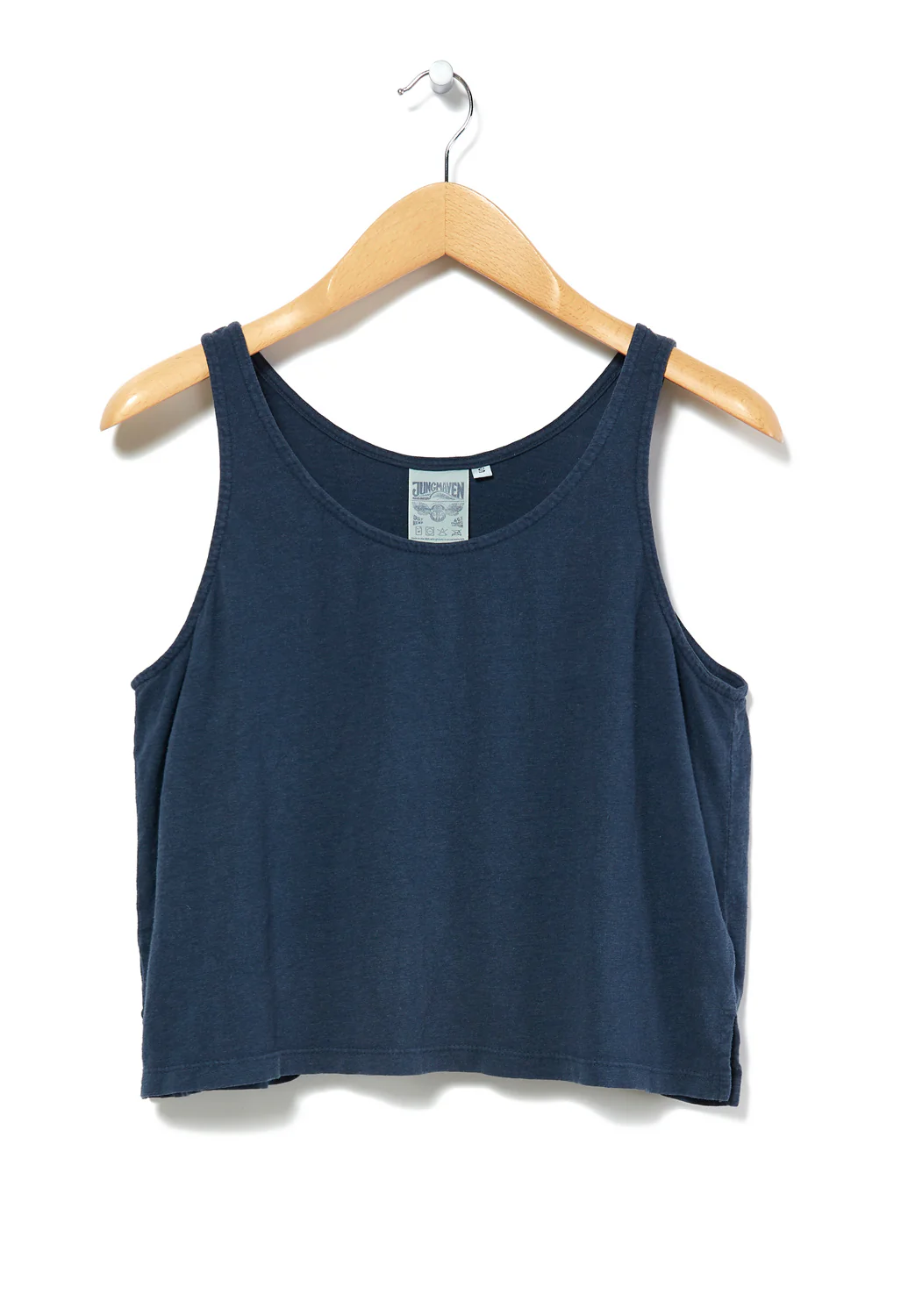 Jungmaven Women's Cropped Tank - Navy
