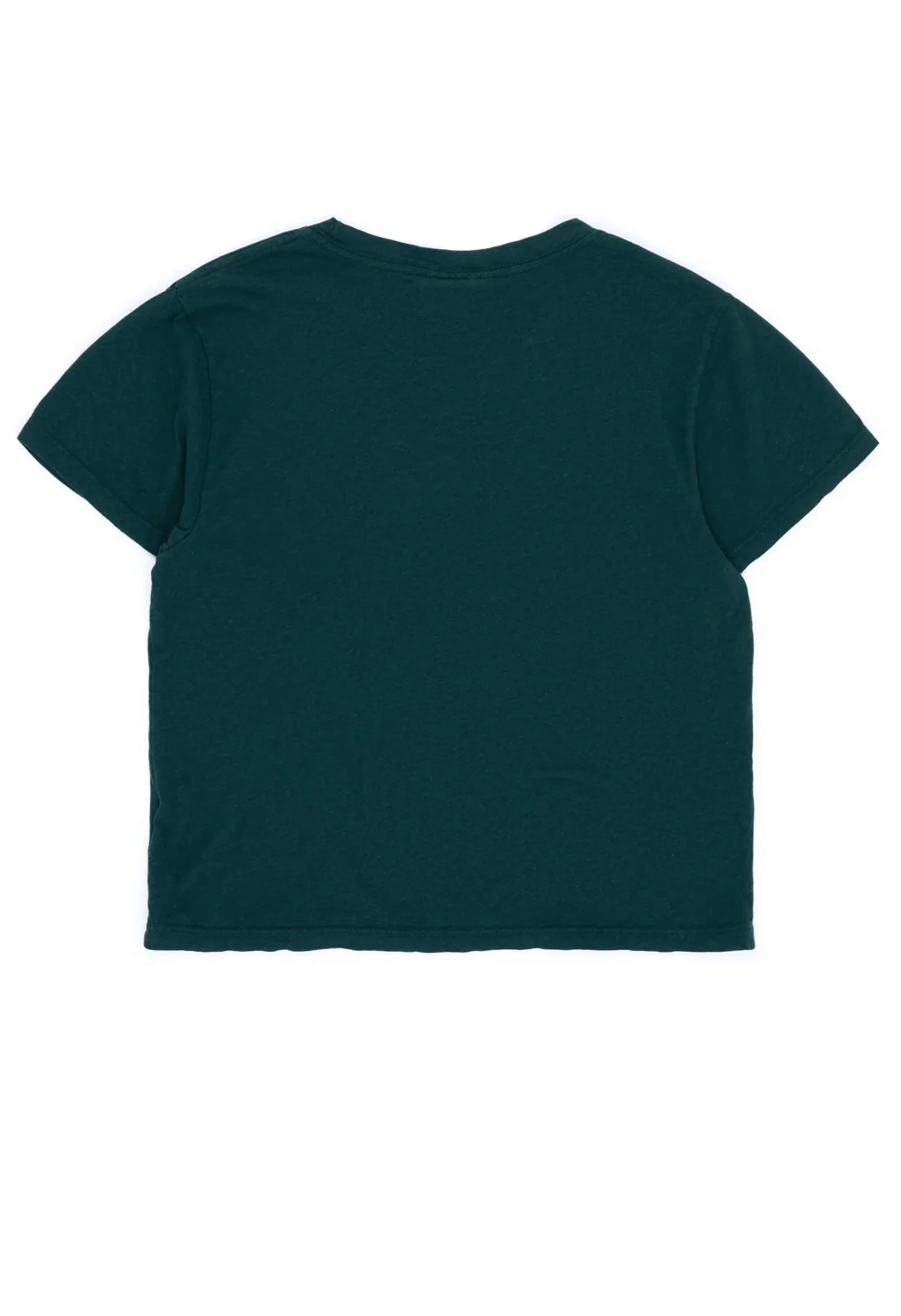 Jungmaven Women's Cropped Ojai Tee - Deep Teal - Image 2