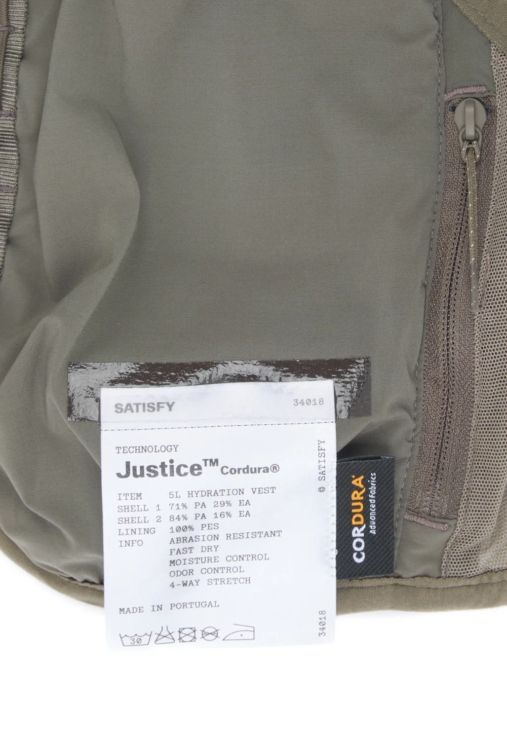 Satisfy Justice Cordura Hydration Vest 5L - Falcon - Image 5