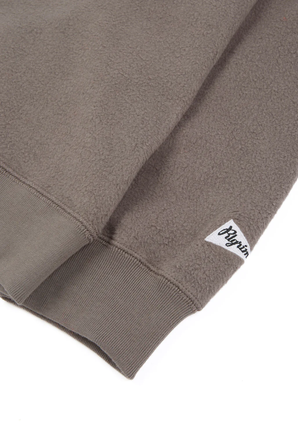 Pilgrim Surf + Supply Kagan Fleece Pennant Crew - Grey - Image 5