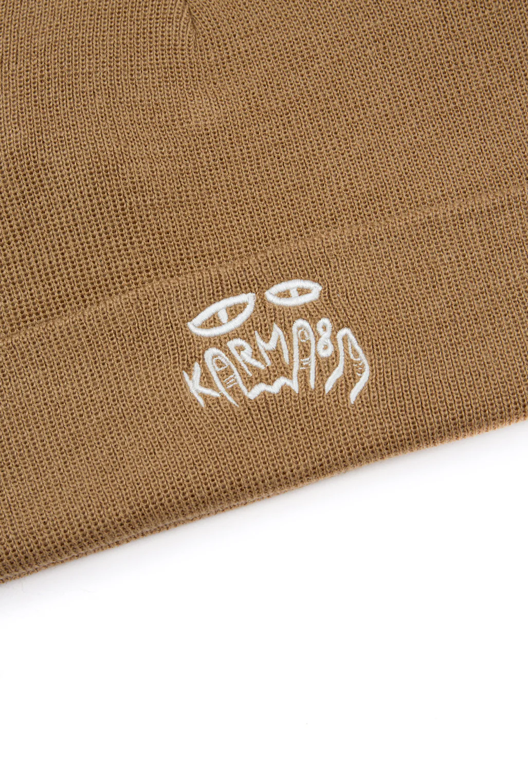 Karma8A Logo Beanie - Brown - Image 3