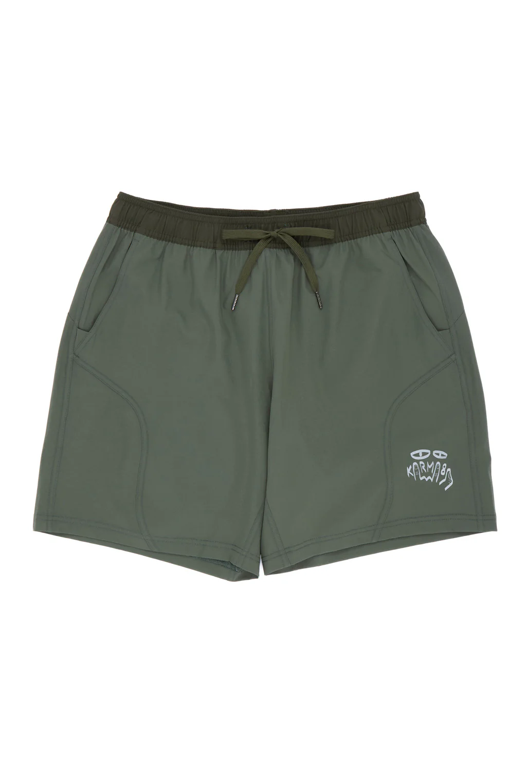 Karma8A Men's Gym Shorts - Green - Image 10