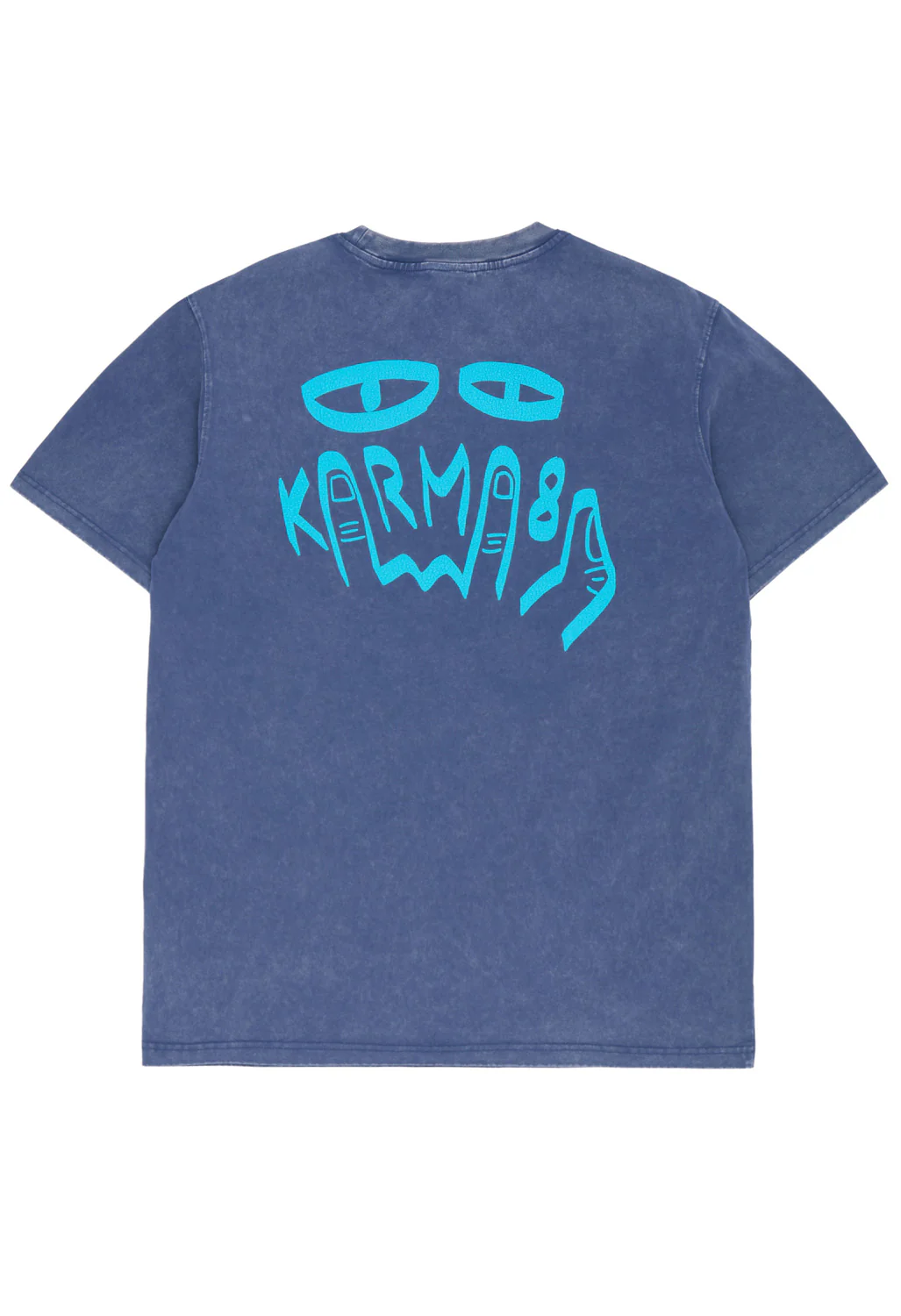 Karma8A Men's Washed Tee - Blue - Image 5
