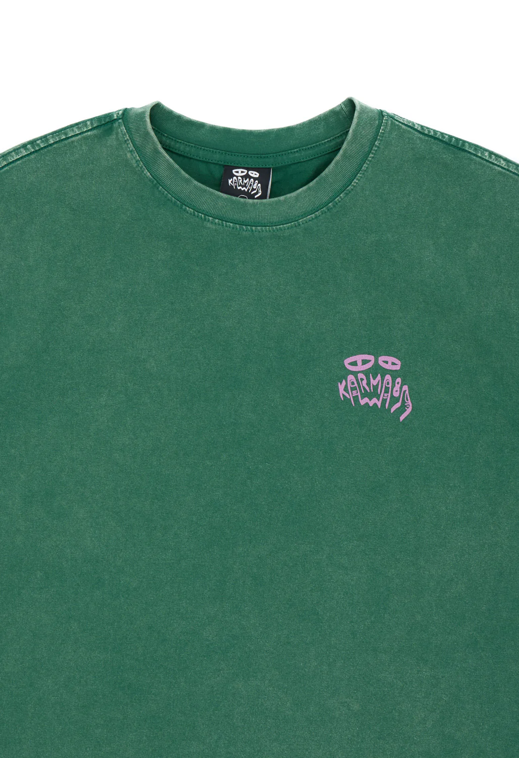 Karma8A Men's Washed Tee - Green - Image 12