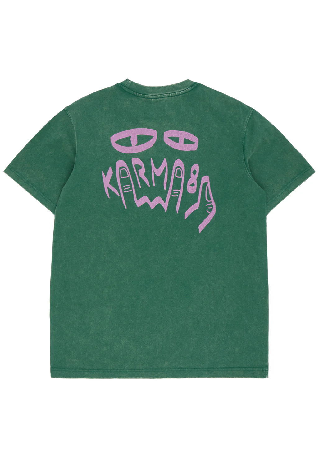 Karma8A Men's Washed Tee - Green - Image 6