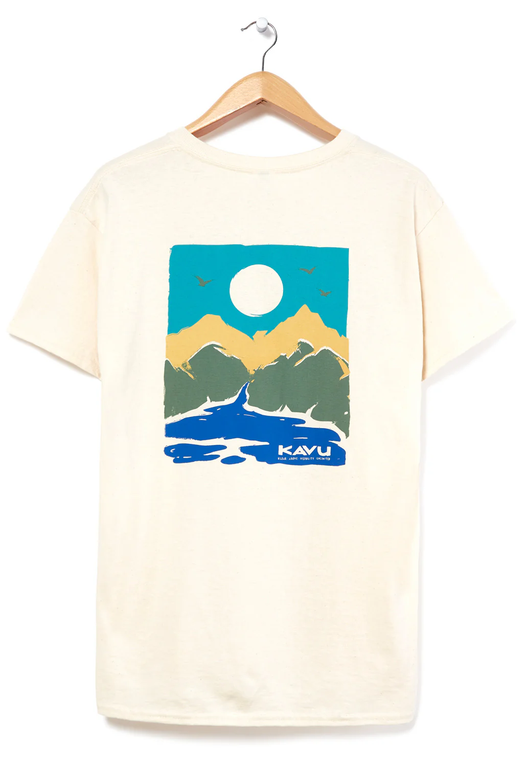 KAVU Brushstroke Men's T-Shirt - Natural