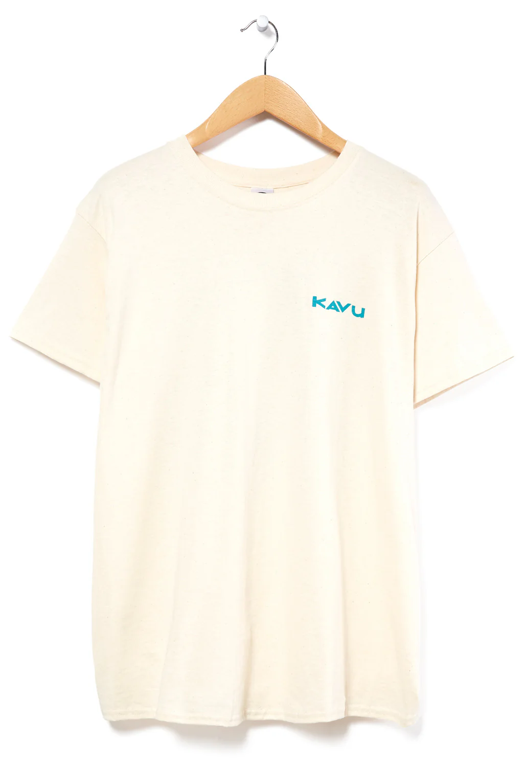 KAVU Brushstroke Men's T-Shirt - Natural - Image 2