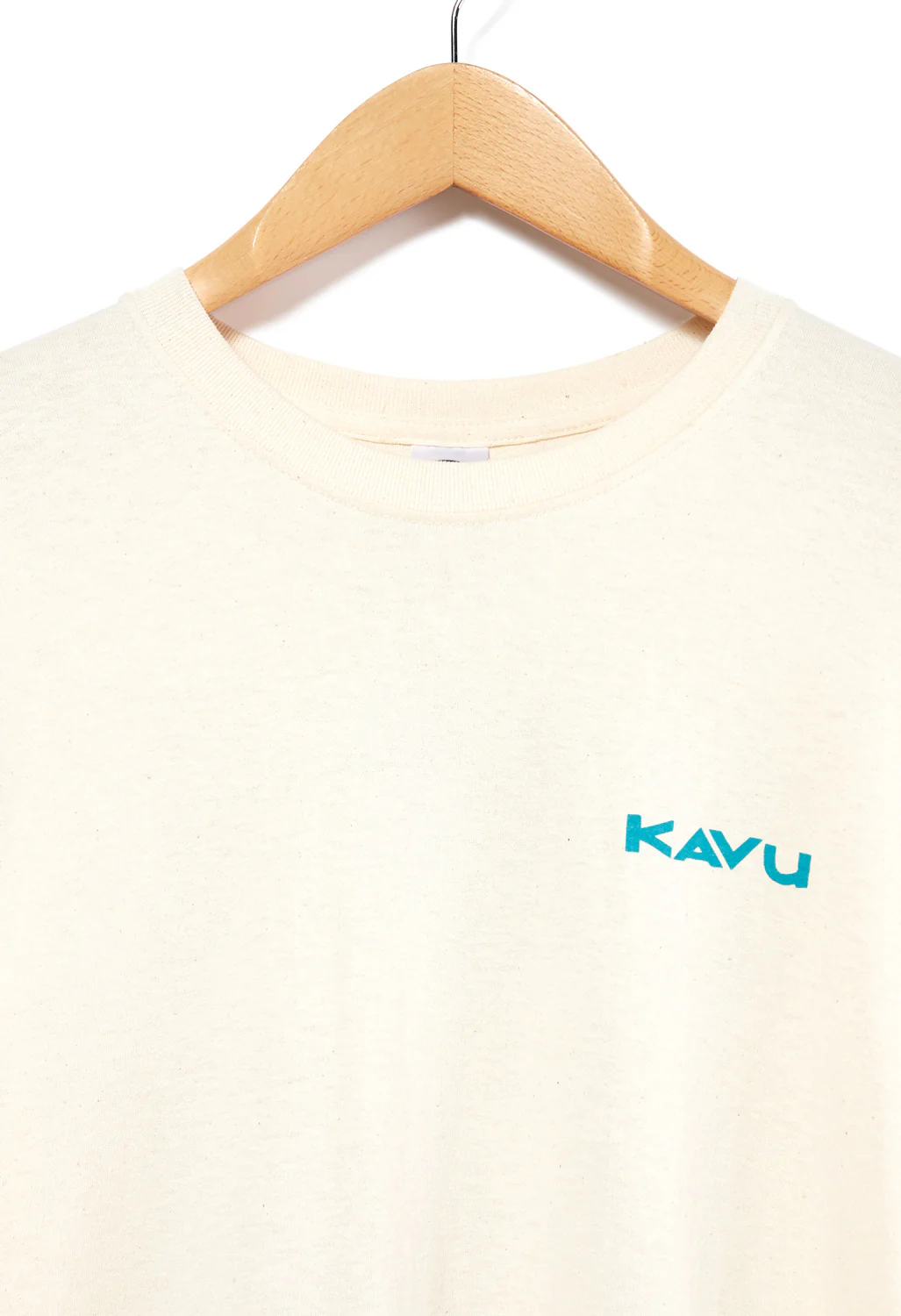KAVU Brushstroke Men's T-Shirt - Natural - Image 3