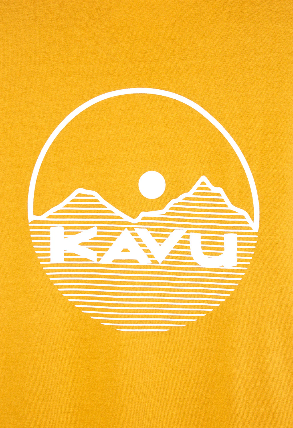 KAVU Busy Livin' T-Shirt - Golden Yellow - Image 4