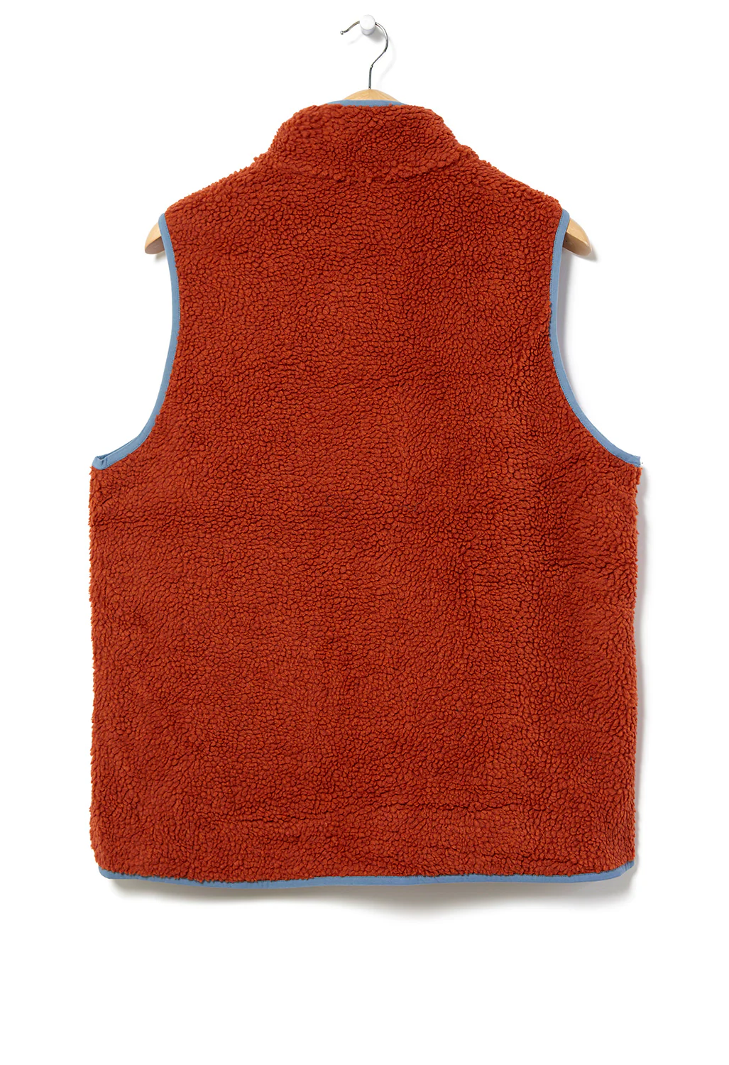 KAVU Cooper Men's Sherpa Fleece Vest - Ginger Bread - Image 2