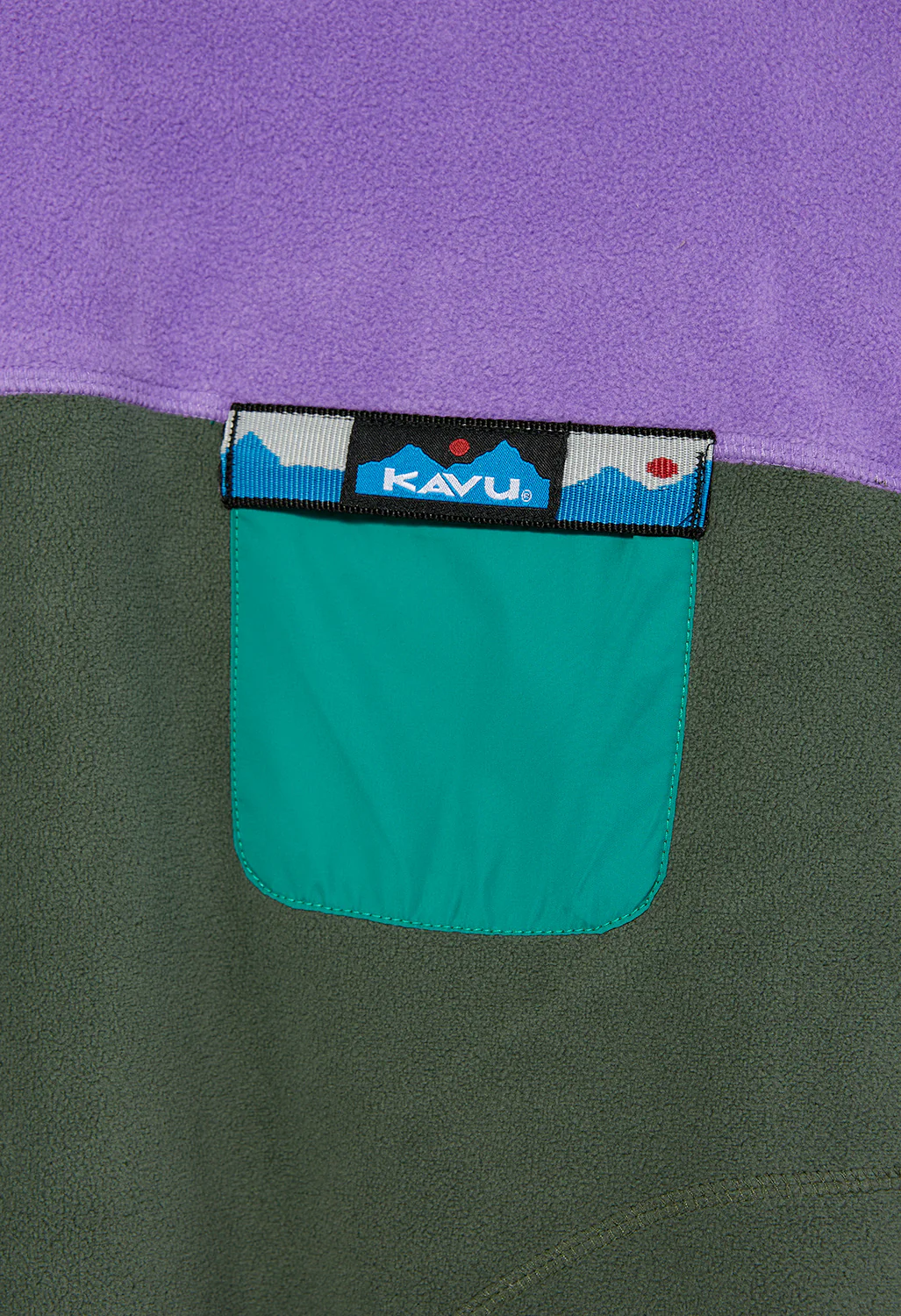 KAVU Kelowna Women's Fleece Crew Neck - Purple Ivy - Image 4