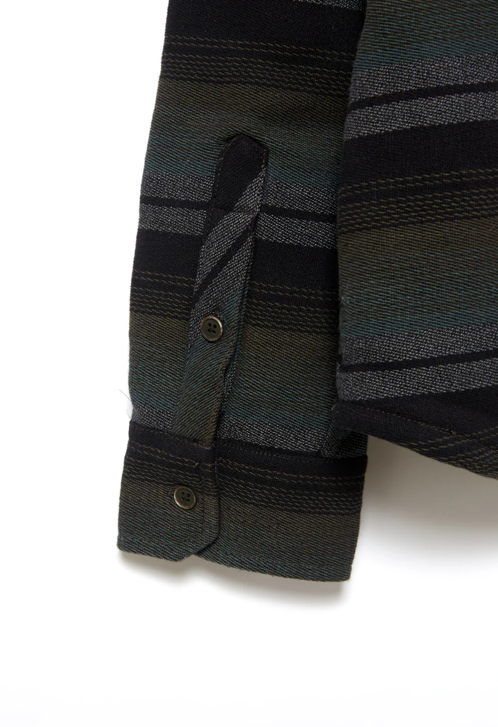 KAVU Men's Eagle Pine Shirt - Forest Stripe - Image 4