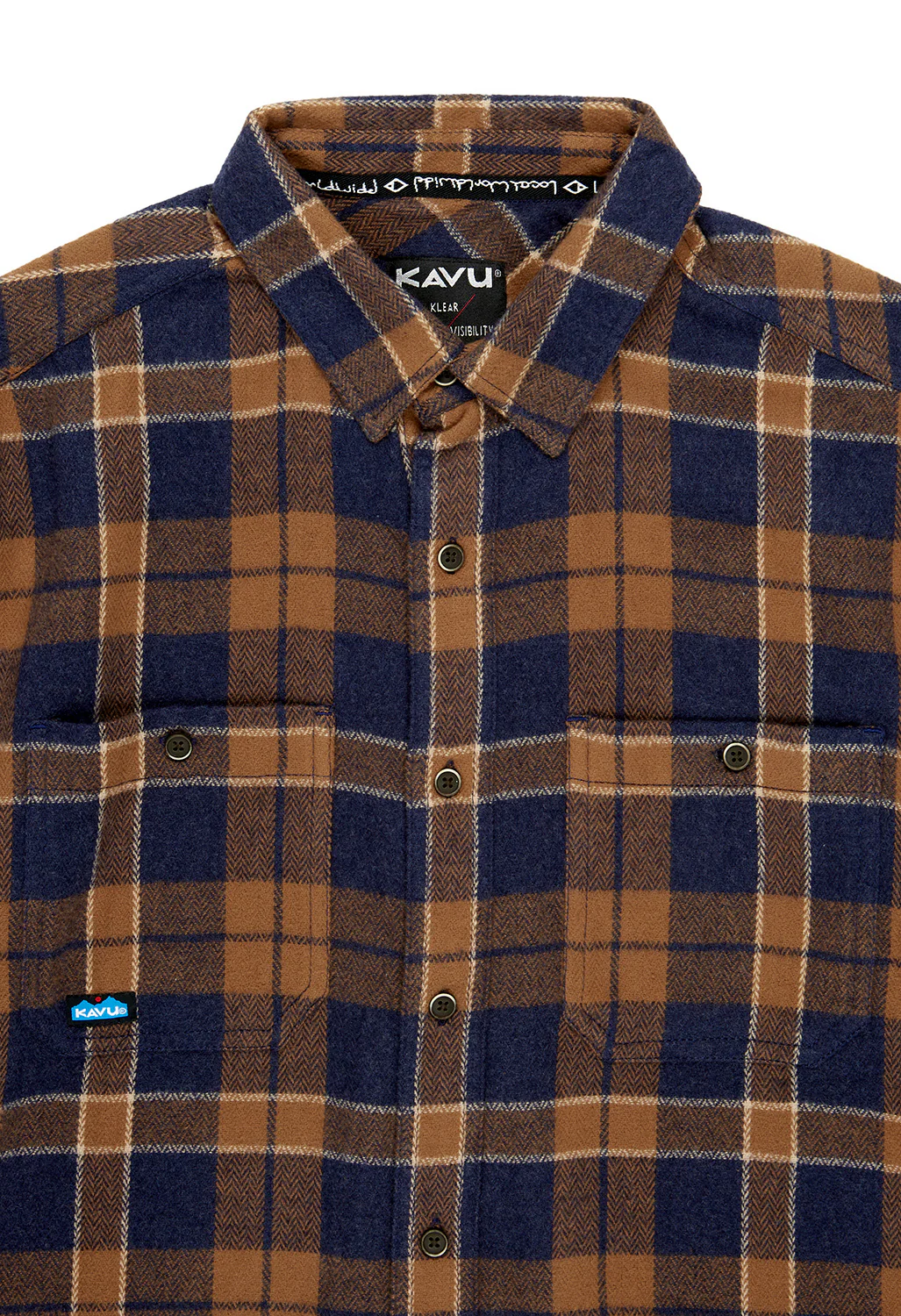 KAVU Men's Big Joe Shirt - Blue Amber - Image 2