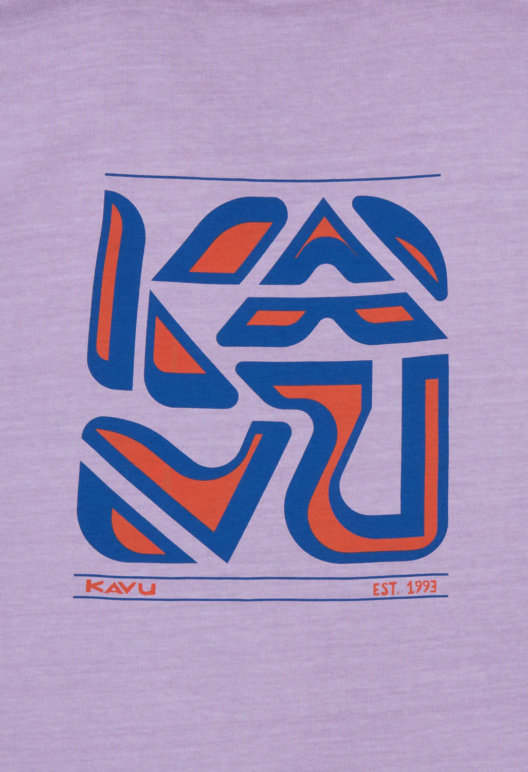 KAVU Men's Cubed T-Shirt - Dusted Grape - Image 4