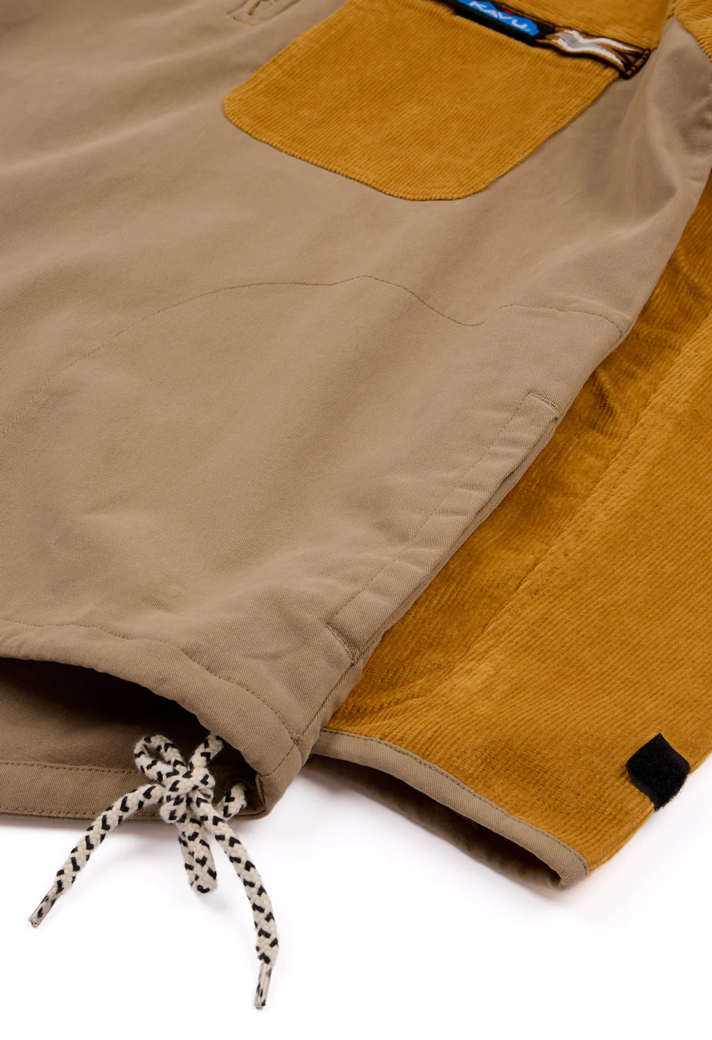 KAVU Men's Throwshirt Flex Half Zip Jacket - Wood Tones - Image 6