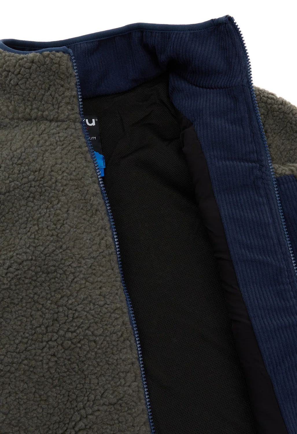 KAVU Men's Wayside Fleece Jacket - Ocean Storm - Image 5