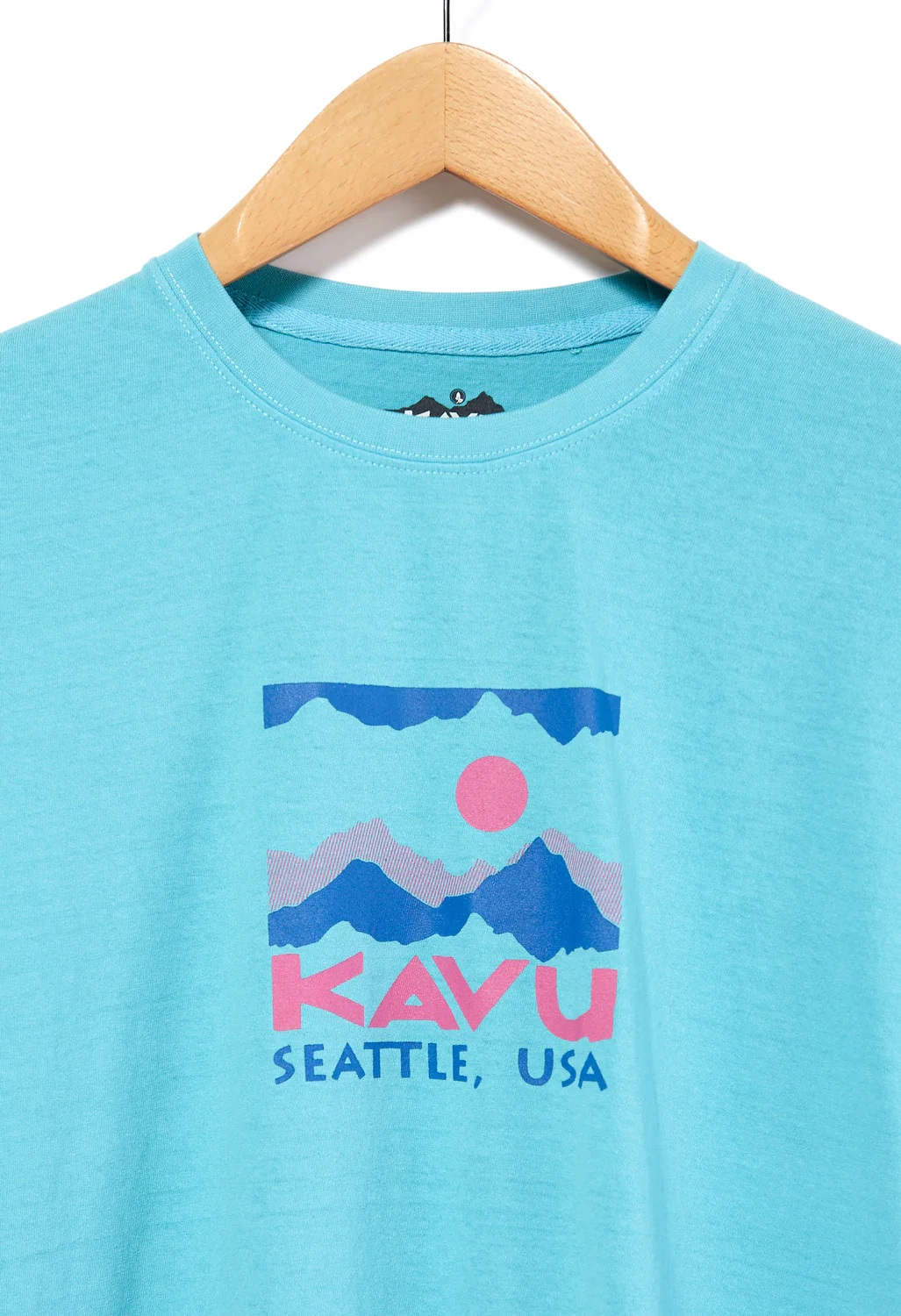 KAVU Sticker Square Men's T-Shirt - Seafoam - Image 3