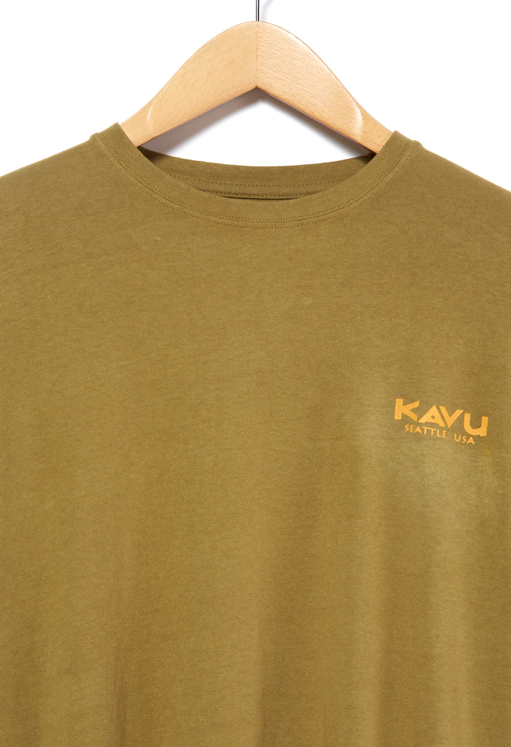 KAVU True Outdoor Long Sleeved T-Shirt - Green Moss - Image 3