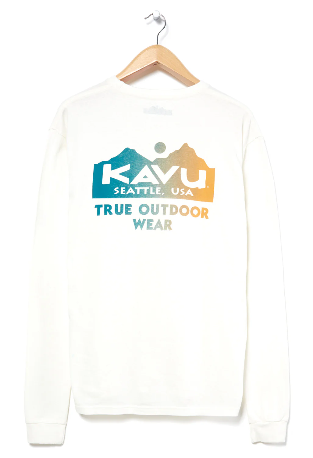 KAVU True Outdoor Long Sleeved T-Shirt - Snow White