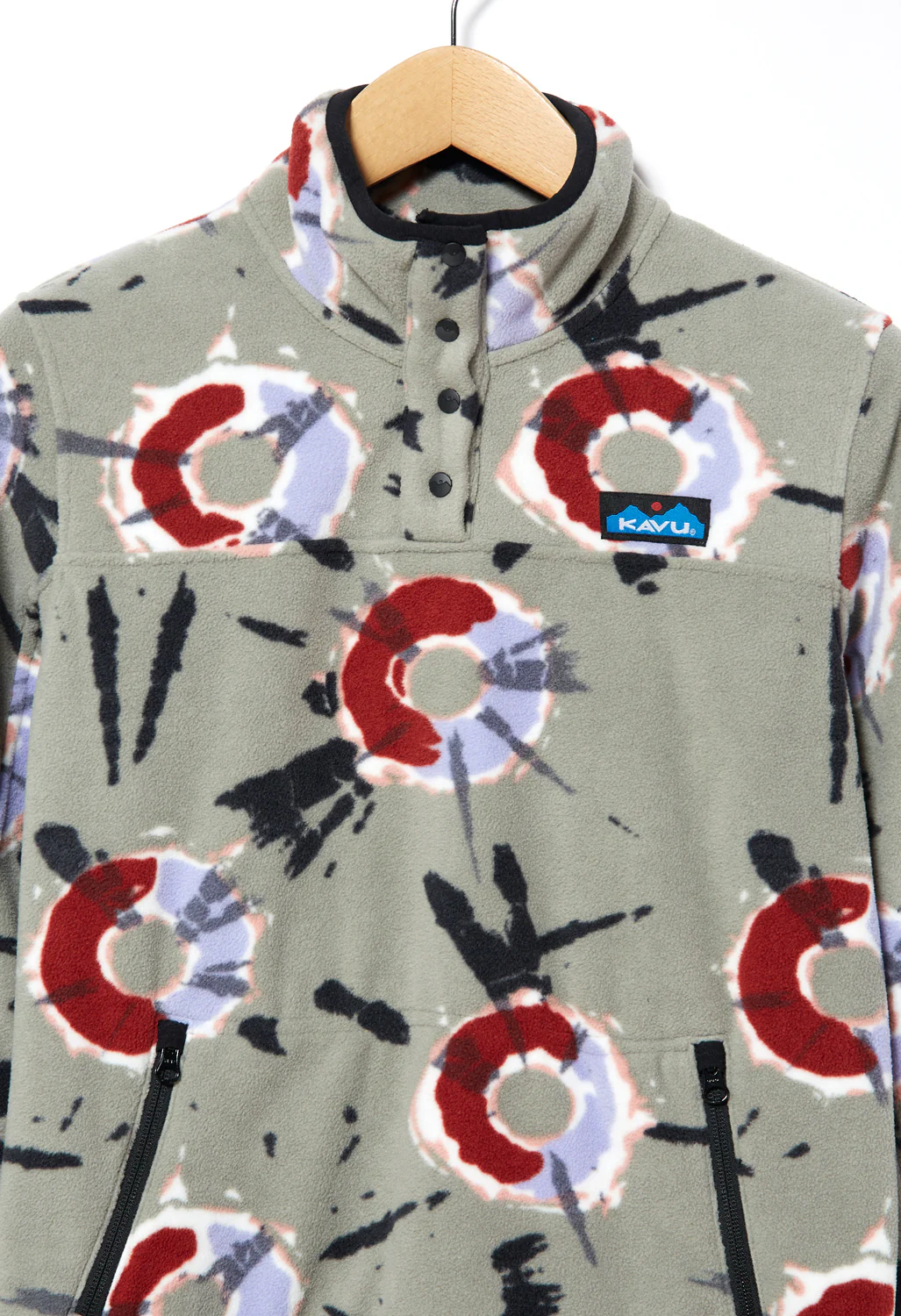 KAVU Women's Cavanaugh Fleece - Tie Dye Burst - Image 3