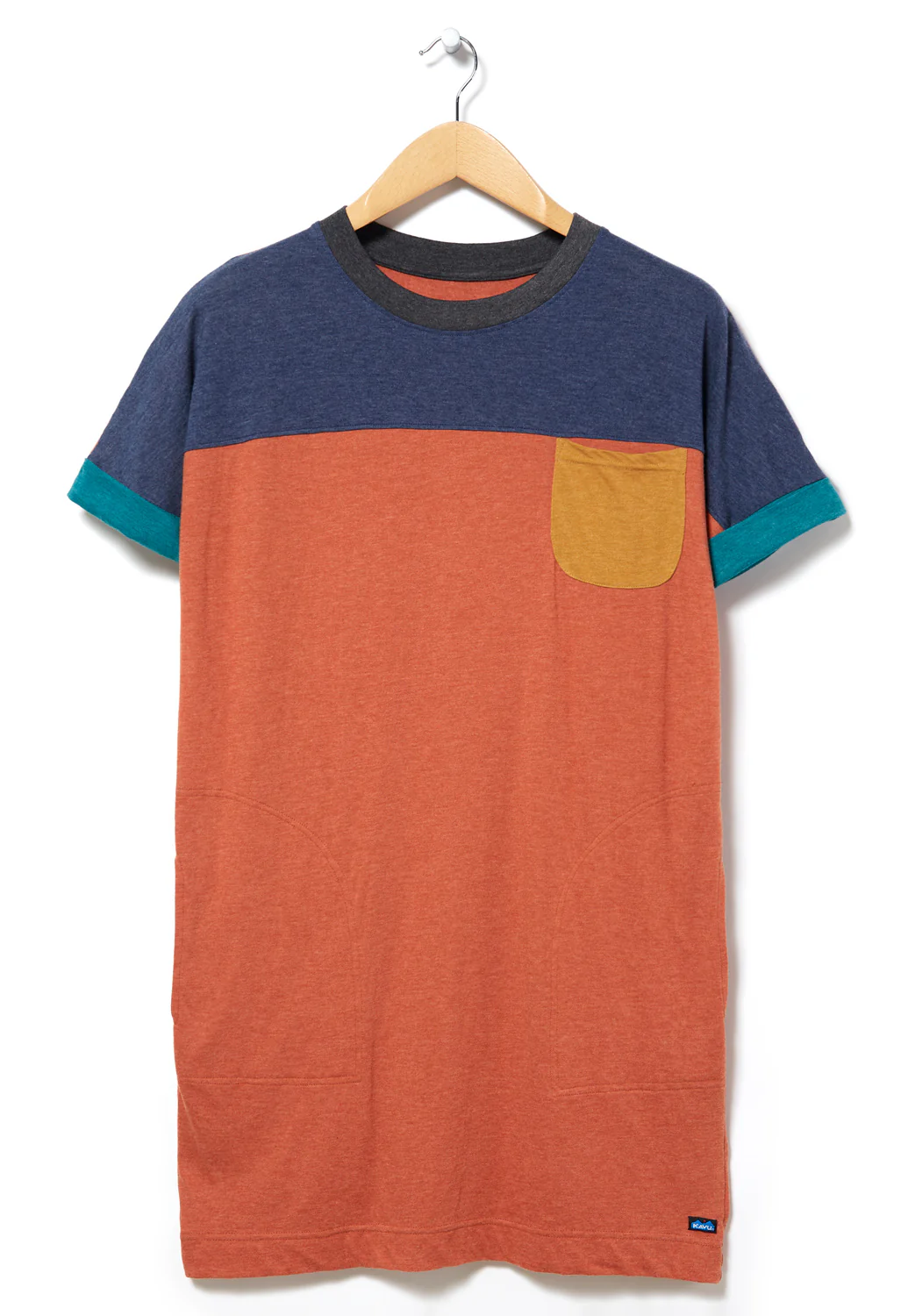 KAVU Women's Cut Back T-Shirt Dress - Mix N Mash
