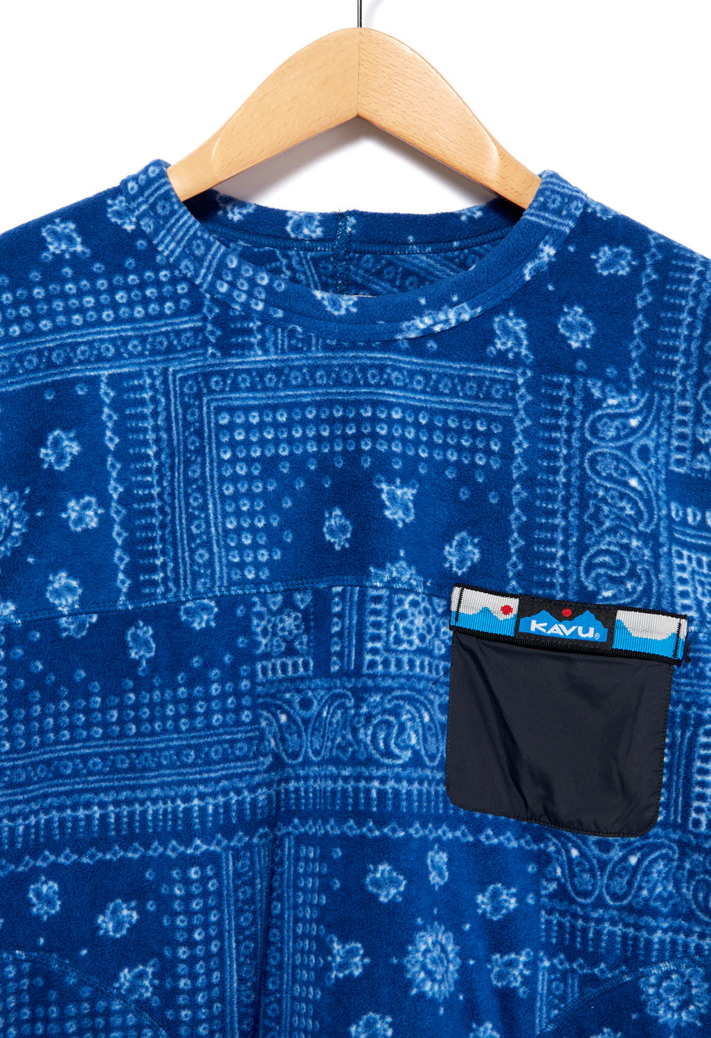 KAVU Women's Kelowna Fleece - Blue Bandana - Image 3