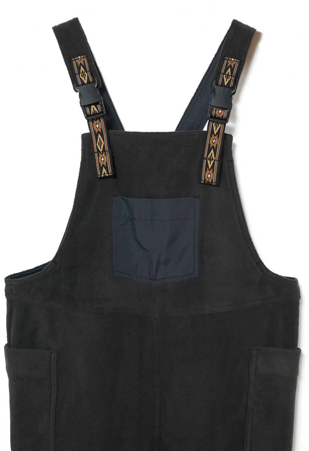 KAVU Women's Pocatello Fleece Overalls - Black - Image 3