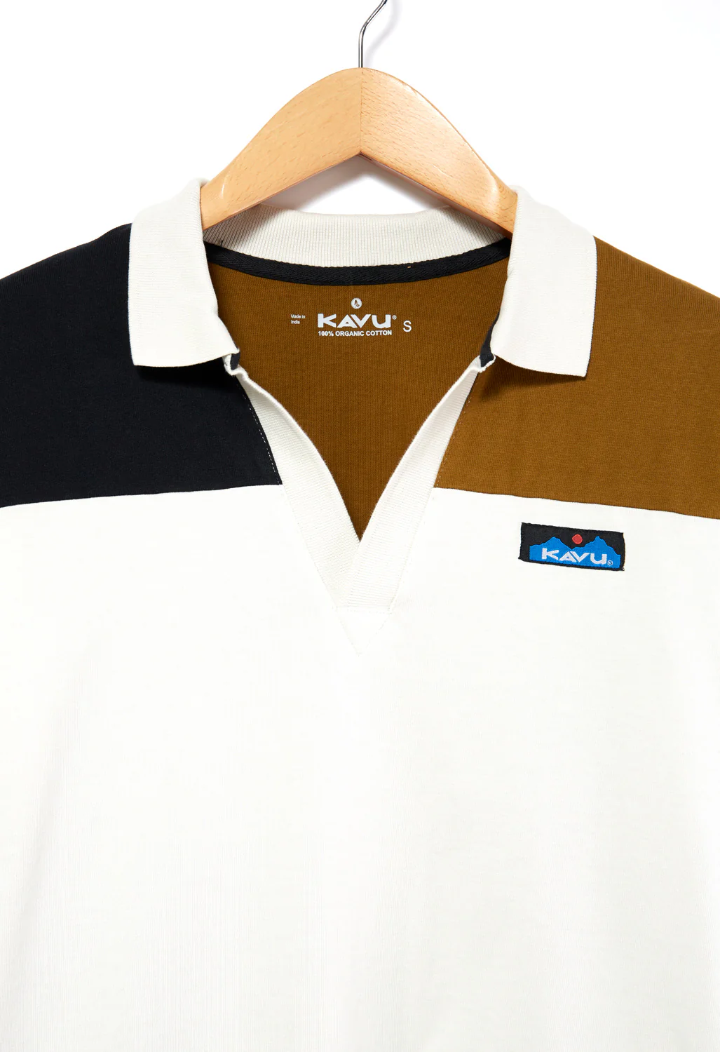 KAVU Women's Torrey Rugby Shirt - Retro 1/White Dyneema/Black - Image 3