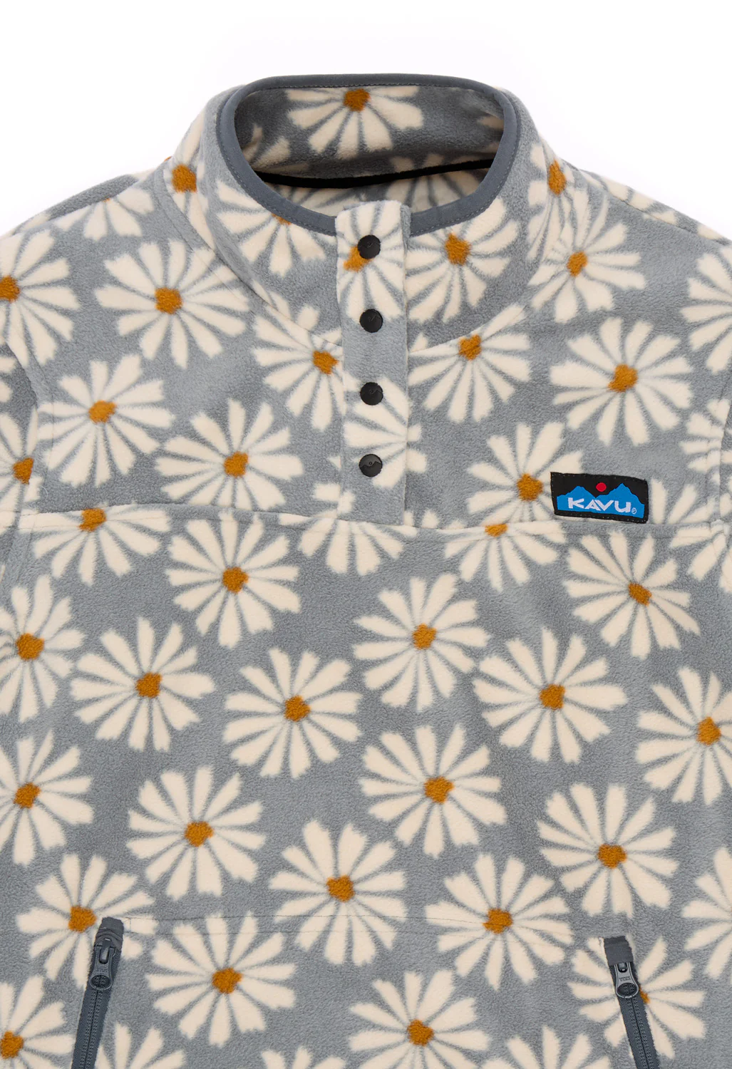 KAVU Women's Cavanaugh Fleece Pullover - Sky Daisy - Image 3
