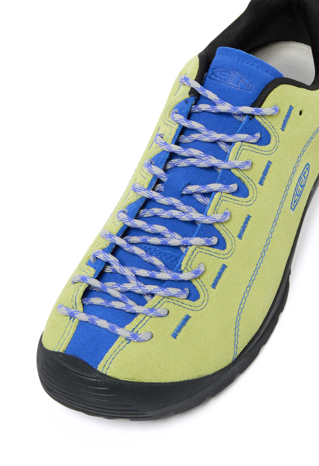 Keen Men's Jasper Trainers - Rogue Green / Dazzling Blue - Image 2
