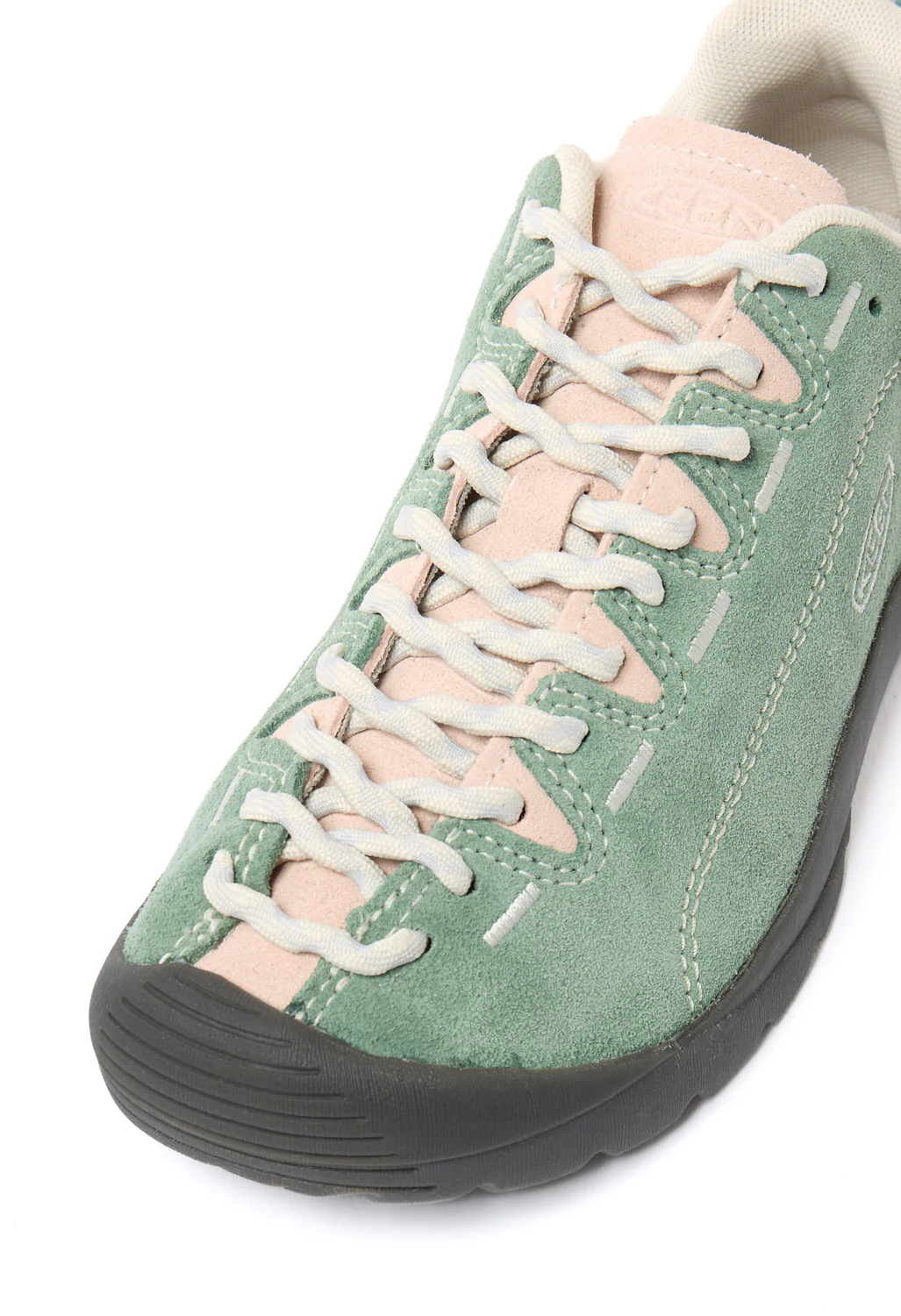 Keen Women's Jasper Trainers - Lily Pad / Cameo Rose - Image 2