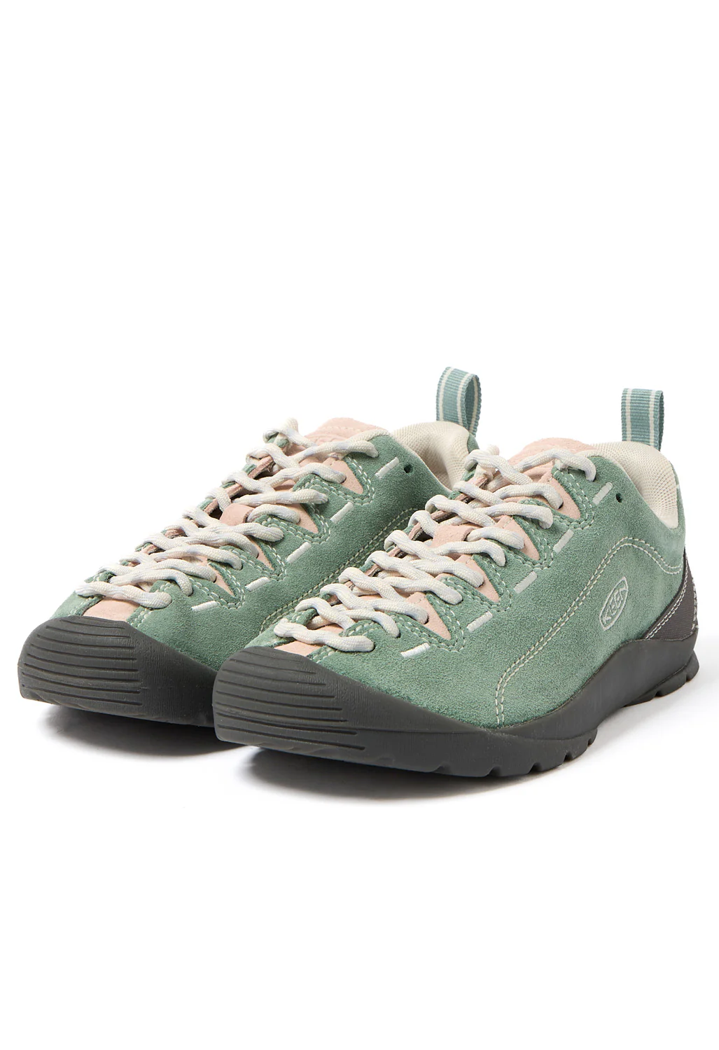 Keen Women's Jasper Trainers - Lily Pad / Cameo Rose - Image 3