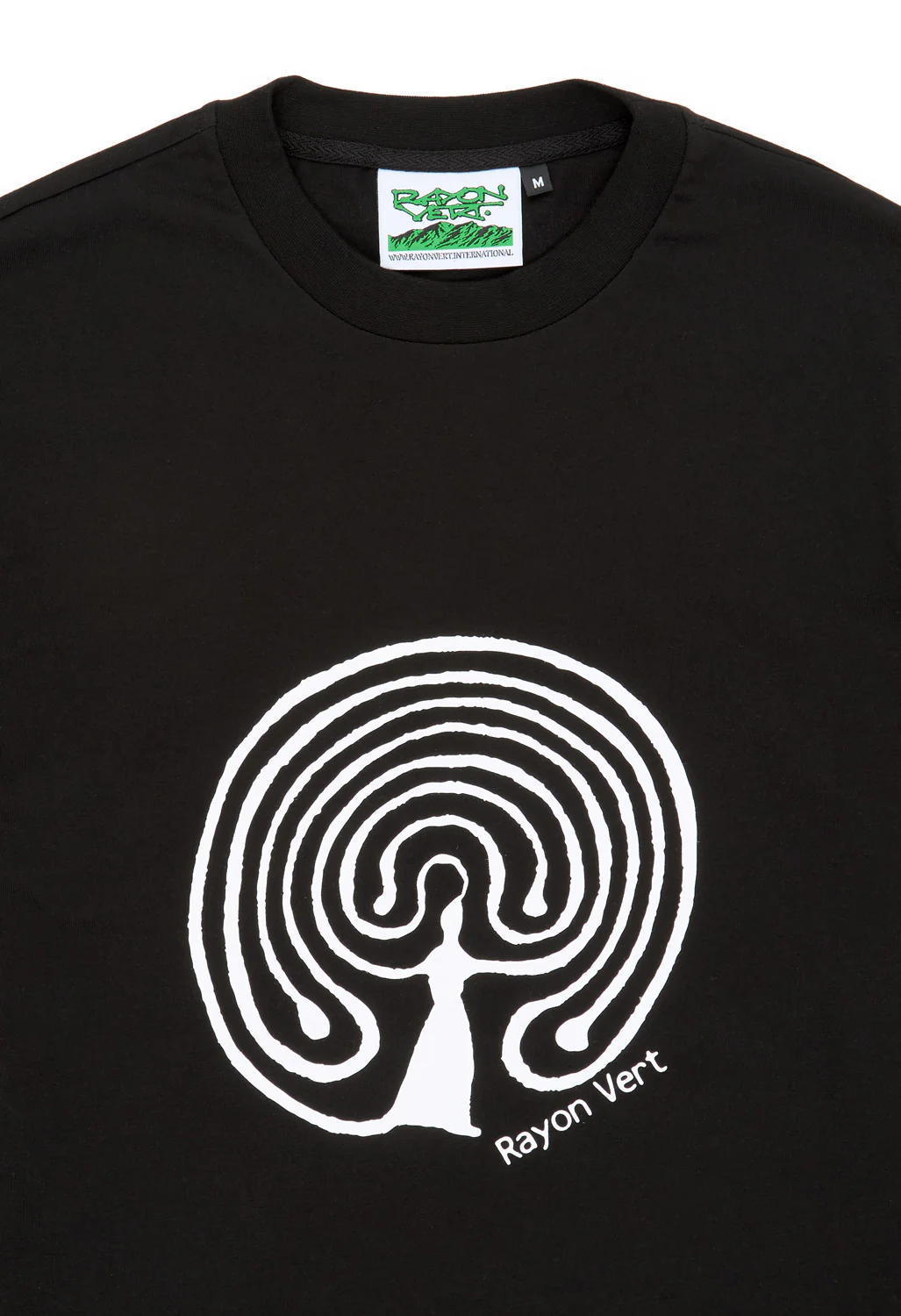 RAYON VERT Kern Long Sleeve T-Shirt - Golgotha Black - Image 3