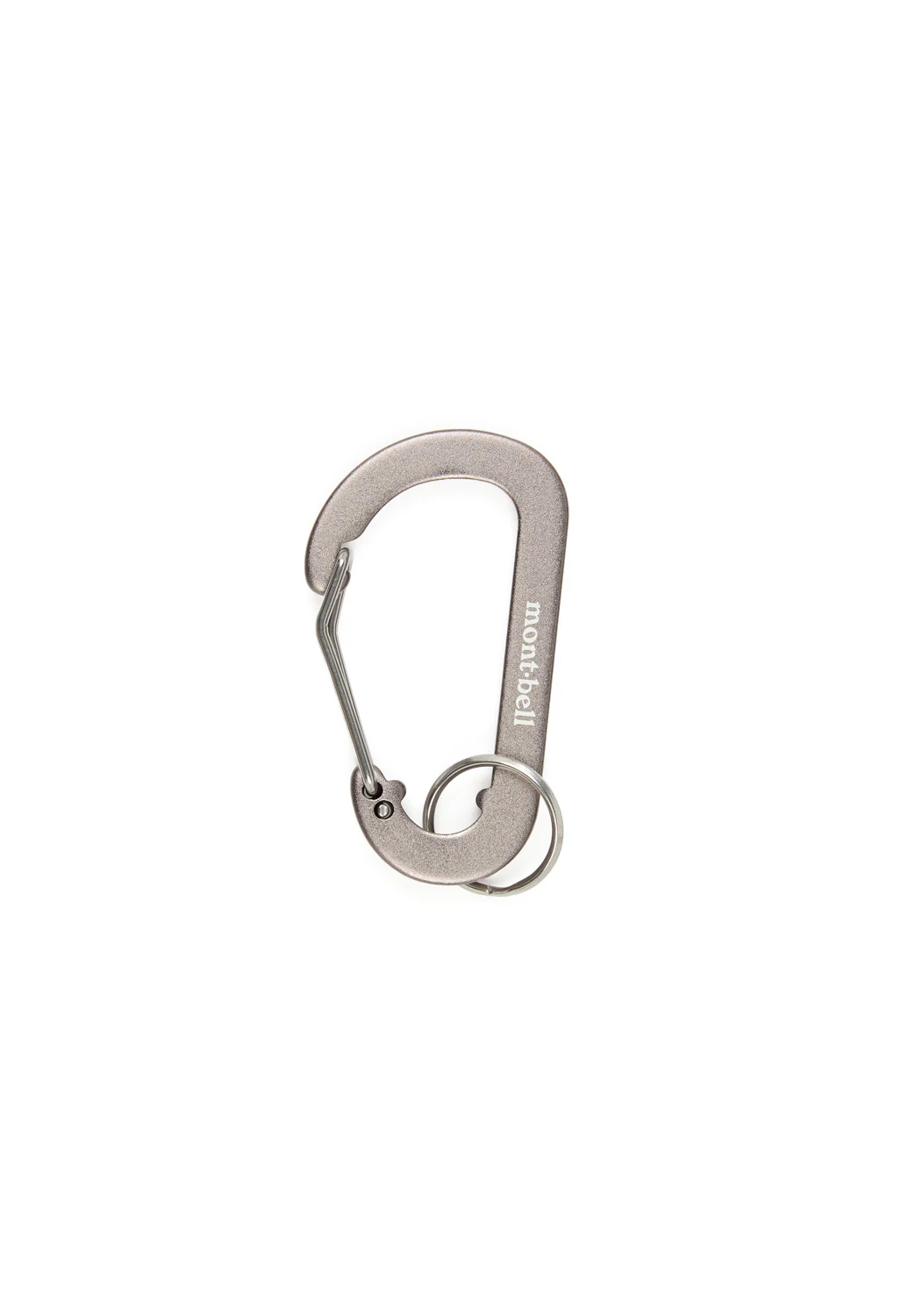 Montbell Key Carabiner Flat D Kan 6 - Gunmetal - Image 3