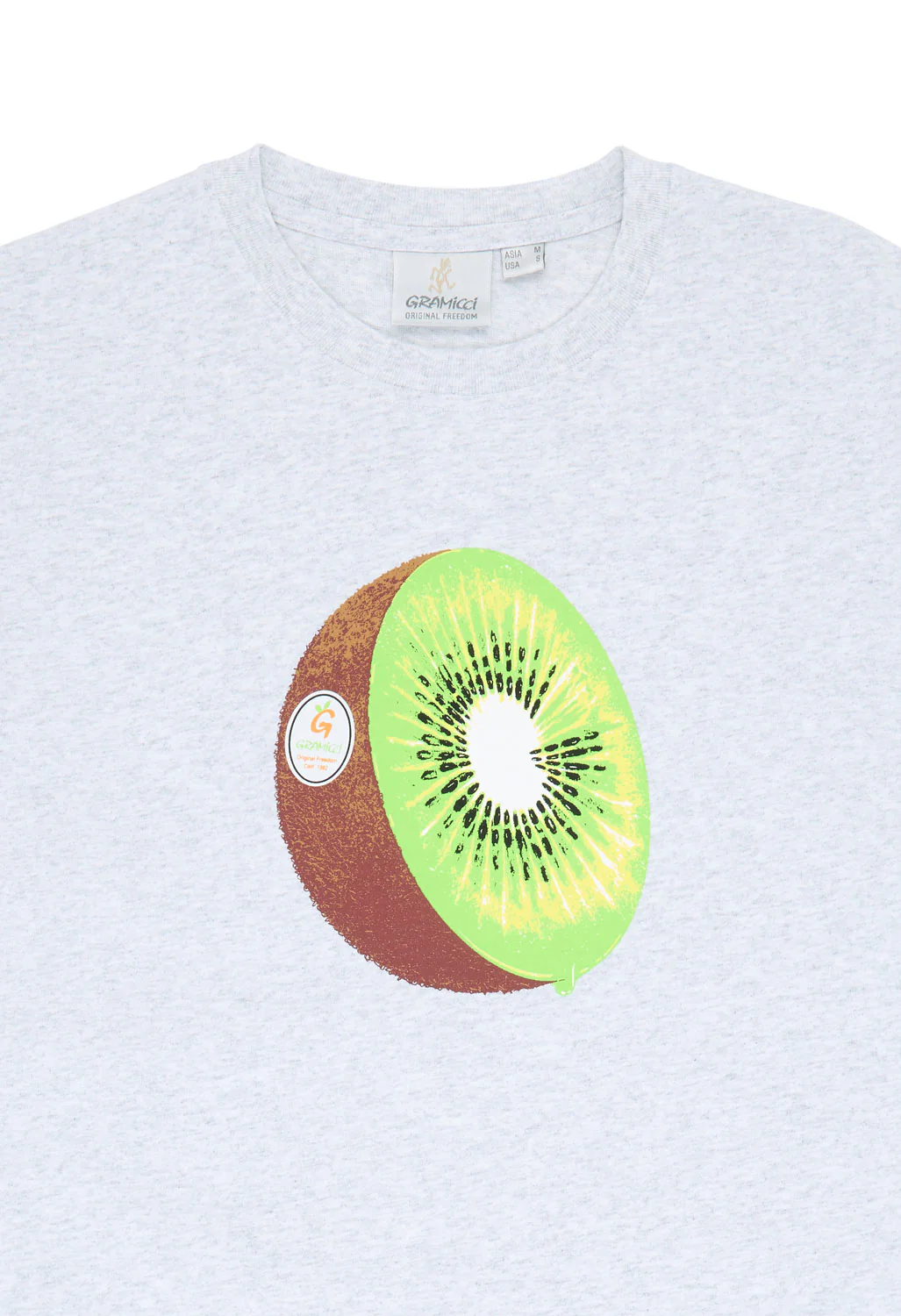 Gramicci Kiwi Tee - Grey Heather - Image 2