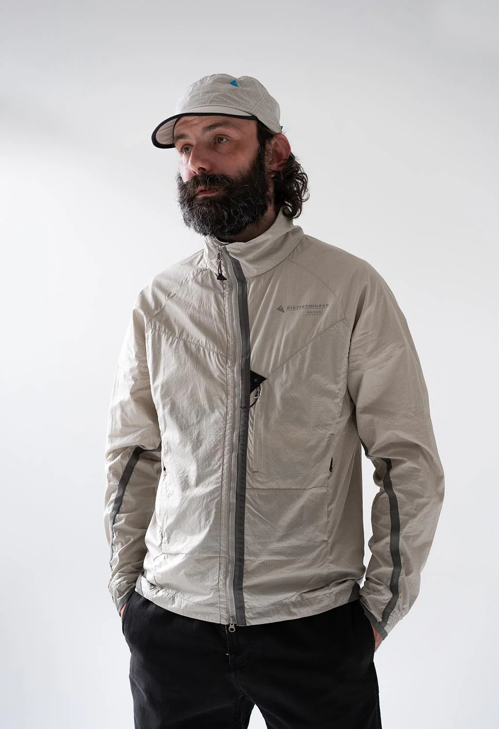 Klattermusen Men's Ansur Wind Jacket - Dove Raven - Image 6