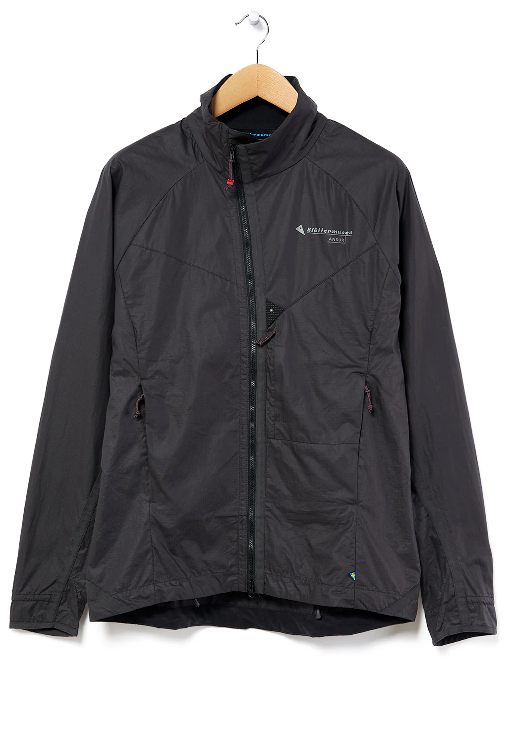 Klattermusen Men's Ansur Wind Jacket - Raven Black