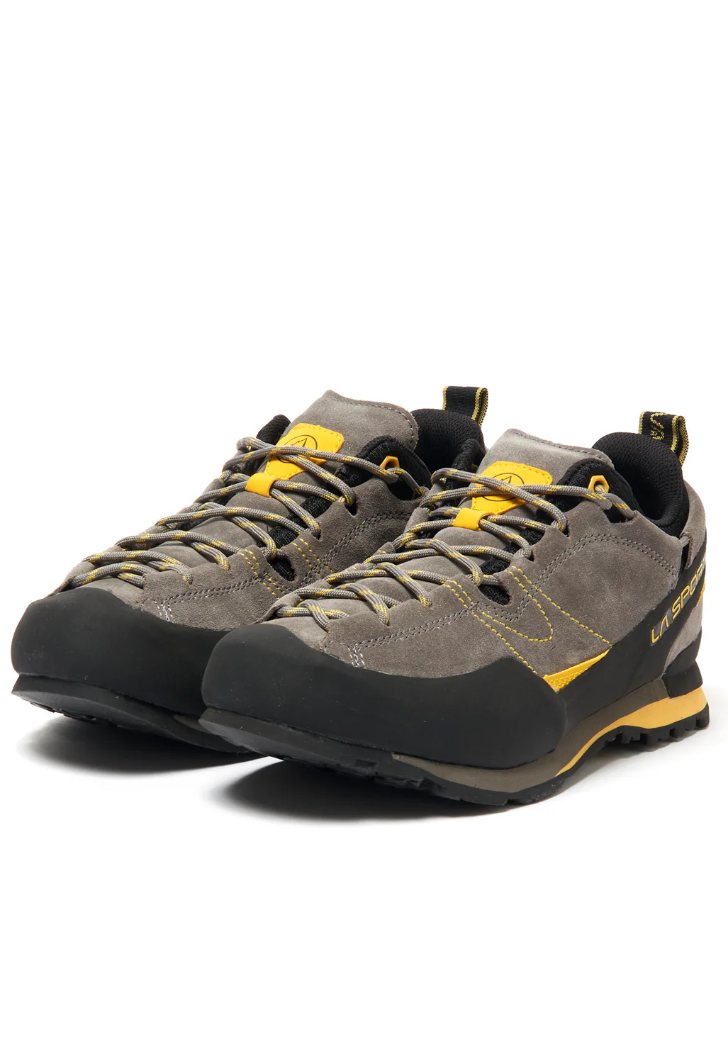 La Sportiva Boulder X Men's Shoes - Grey / Yellow - Image 2