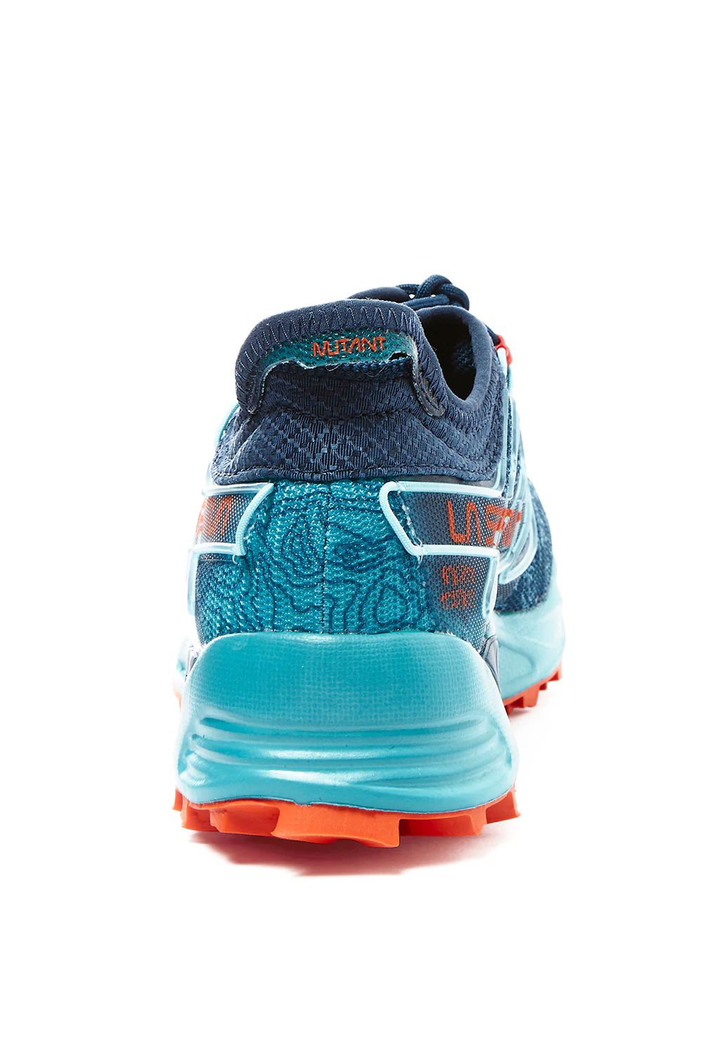 La Sportiva Mutant Women's Trail Shoes - Storm Blue / Cherry Tomato - Image 4