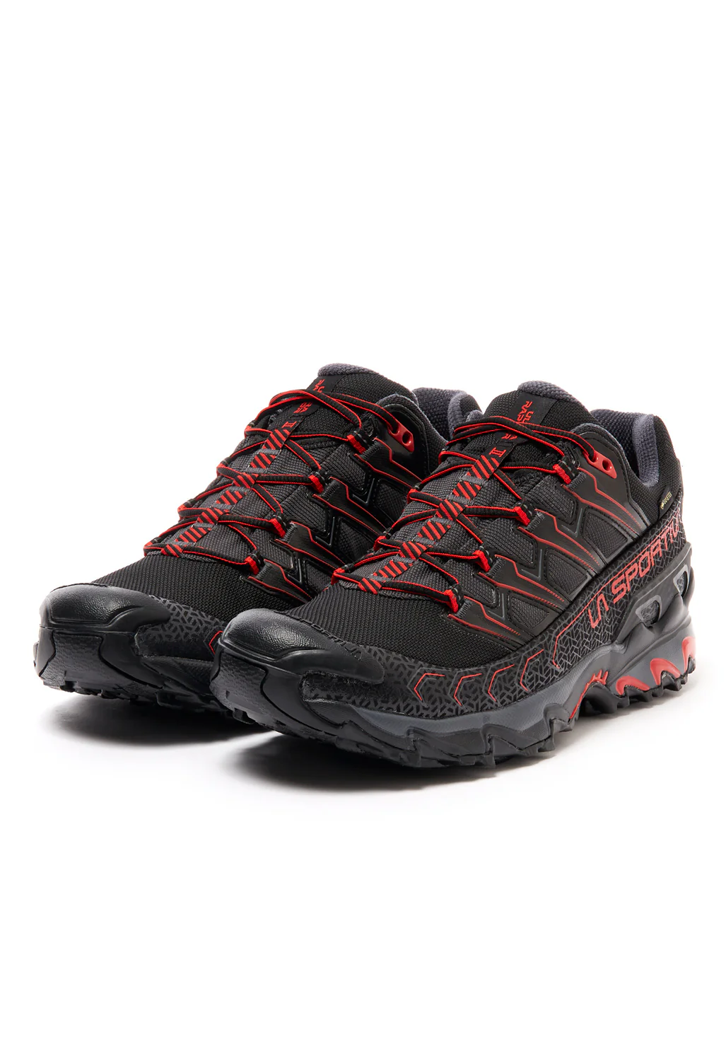 La Sportiva Ultra Raptor II GORE-TEX Men's Shoes - Black/Goji - Image 2