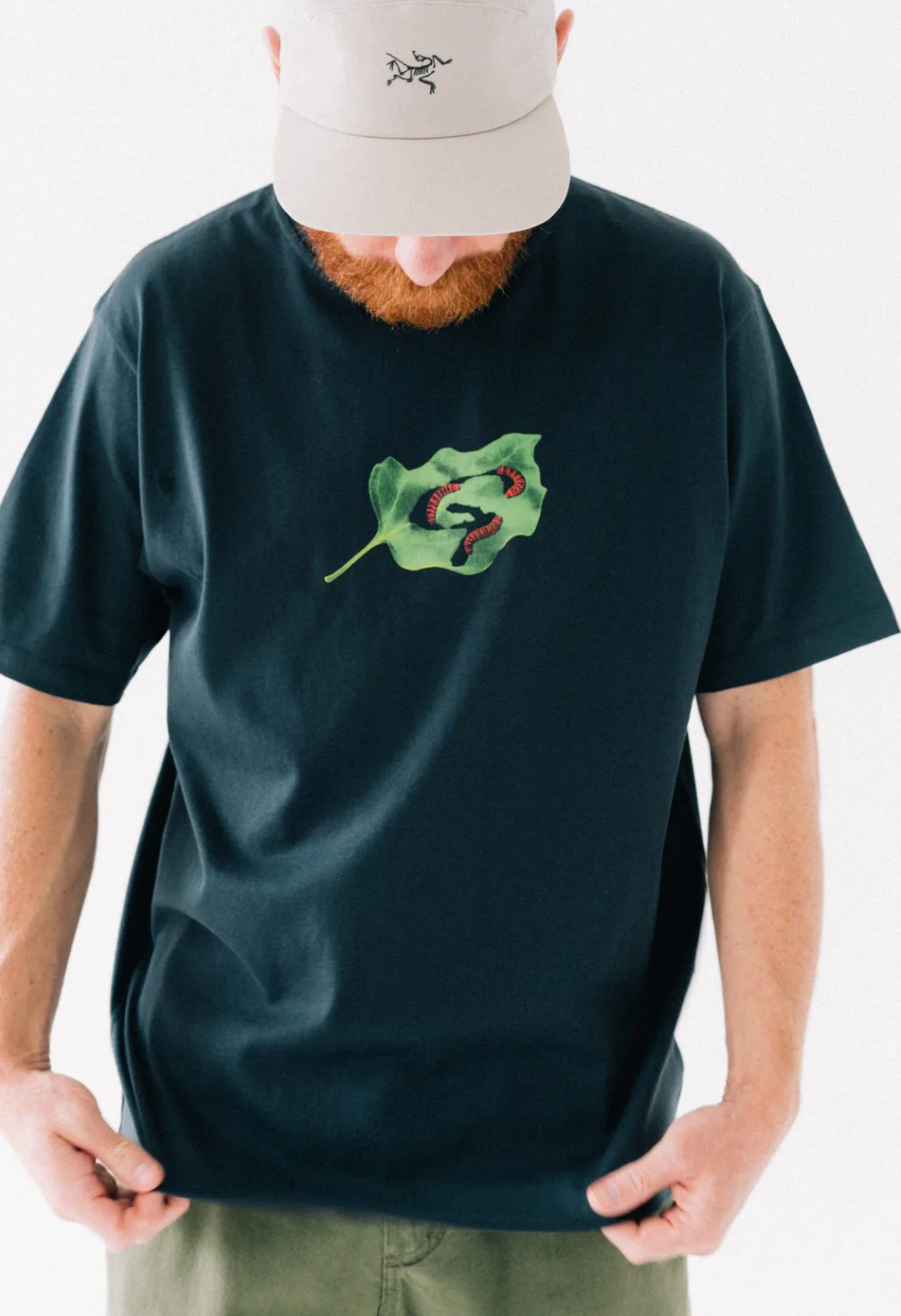 Gramicci Leaf Tee - Vintage Black - Image 5