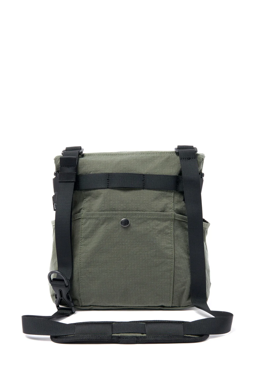 Snow Peak Lightweight Taslan Ripstop Shoulder Bag - Olive - Image 2